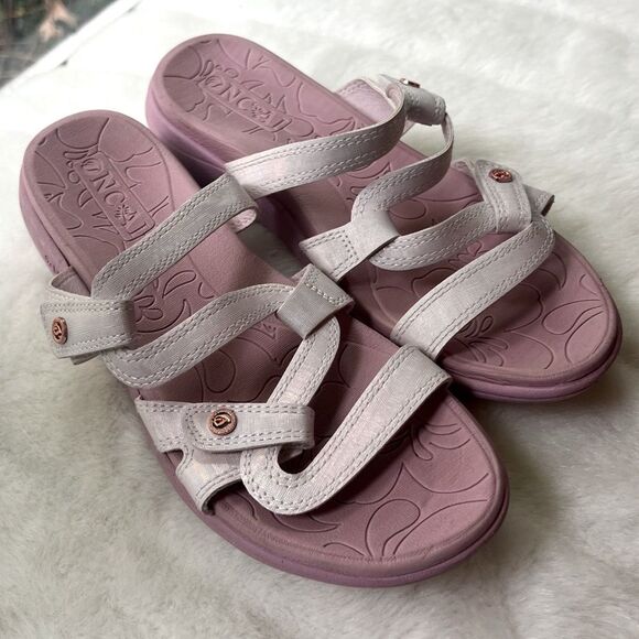 ONCAI Sandals Adjustable Soft Cushion Thick Soles women’s Sz 9 US /40 EU Pink - Picture 8 of 16